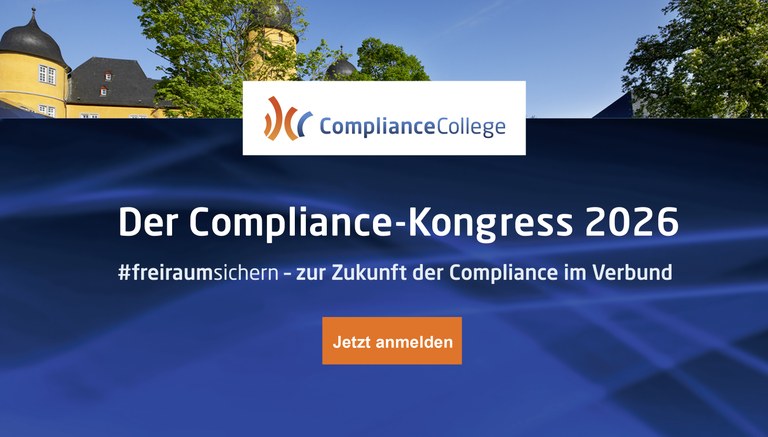Compliance-Kongress 2026: Jetzt anmelden