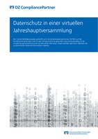 Leitfaden: Datenschutz in einer virtuellen Jahreshauptversammlung