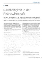 PoC 3 2019, Beitrag von Jörg Scharditzky und Axel Hofmeister: Nachhaltigkeit in der Finanzwirtschaft