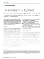 PoC 2 2020, Beitrag von Marc Hübner und Michael Switalla: ISI kompakt – Update
