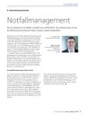 PoC 3 2020, Beitrag von Michael Switalla: Notfallmanagement