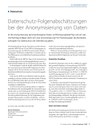 PoC 3 2020, Beitrag von Dennis Heinemeyer: Datenschutz-Folgenabschätzungen bei der Anonymisierung von Daten
