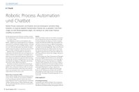 PoC 1 2021, Beitrag von Thomas Grebe und Alexander Lorenz: Robotic Process Automation und Chatbot