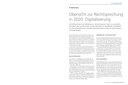 PoC 1 2021, Beitrag von Michael Switalla: Übersicht zur Rechtsprechung in 2020: Digitalisierung