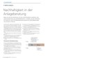 PoC 1 2021, Beitrag von Christine Bartsch: Nachhaltigkeit in der Anlageberatung