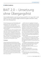 PoC 2 2021, Beitrag von Andreas Marbeiter: BAIT 2.0 – Umsetzung  ohne Übergangsfrist