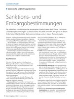 PoC 2 2022, Beitrag von Thomas Schröder: Sanktions- und Embargobestimmungen
