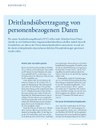 PoC 3 2022, Beitrag von Derya Isikli und Benjamin Wellnitz: Drittlandsübertragung von personenbezogenen Daten, Teil II