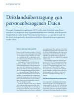 PoC 3 2022, Beitrag von Derya Isikli und Benjamin Wellnitz: Drittlandsübertragung von personenbezogenen Daten, Teil II
