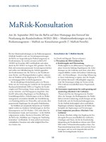 PoC 3 2022, Beitrag von Joerg Scharditzky: MaRisk-Konsultation