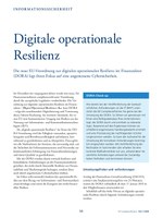 PoC 1 2023, Beitrag von Chantal Pfeffer und Michael Switalla: Digitale operationale Resilienz