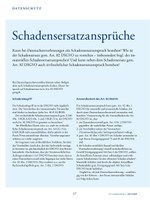 PoC 2 2023, Beitrag von Benjamin Wellnitz: Schadensersatzansprüche