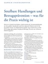 PoC 2 2023, Beitrag von Thomas Schröder: Strafbare Handlungen und Betrugsprävention – was für die Praxis wichtig ist