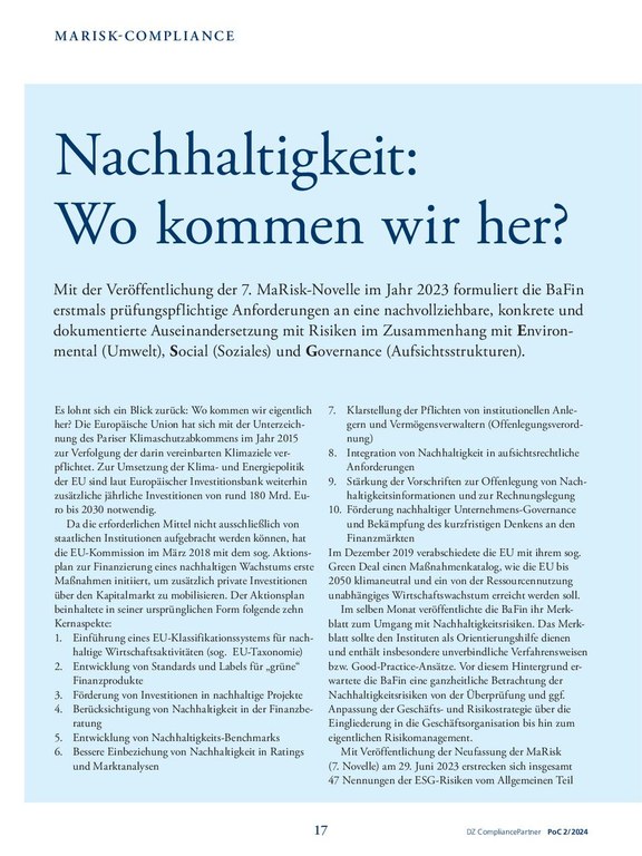 PoC 2 2024, Beitrag von Axel Hofmeister und Jörg Scharditzky: Nachhaltigkeit - Wo kommen wir her?