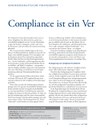 PoC 1 2024, Gastbeitrag von Ulrike Brouzi: Compliance ist ein Verbundthema