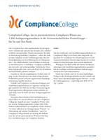PoC 3 2024, Beitrag von Gabriele Seifert: ComplianceCollege
