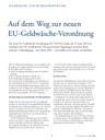 PoC 3 2024, Beitrag von Thomas Schröder: Auf dem Weg zur neuen EU-Geldwäsche-Verordnung