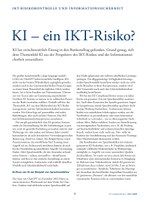 PoC 1 2025, Beitrag von Björn Scherer: KI – ein IKT-Risiko?