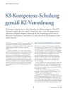 PoC 1 2025, Beitrag von Najat Diamante und Derya Isikli: KI-Kompetenz-Schulung gemäß KI-Verordnung