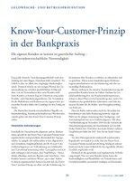 PoC 1 2025, Beitrag von Thomas Schröder: Know-Your-Customer-Prinzip in der Bankpraxis