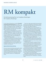 PoC 1 2025, Beitrag von Jörg Scharditzky: RM kompakt