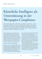 PoC 2 2025, Beitrag von Marcia Metzner und Giannis Petras: KI als Unterstützung in der Wertpapier-Compliance