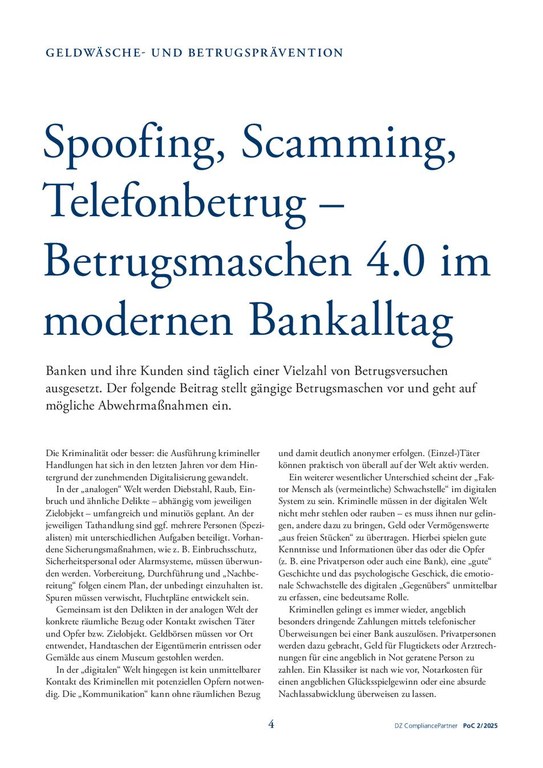 PoC 2 2025, Beitrag von Thomas Schröder: Spoofing, Scamming, Telefonbetrug