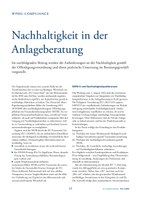 PoC 2 2025, Beitrag von Christian Tipkemper: Nachhaltigkeit in der Anlageberatung