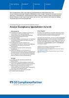Analyst Compliance Spezialisten (m/w/d) - Neu-Isenburg